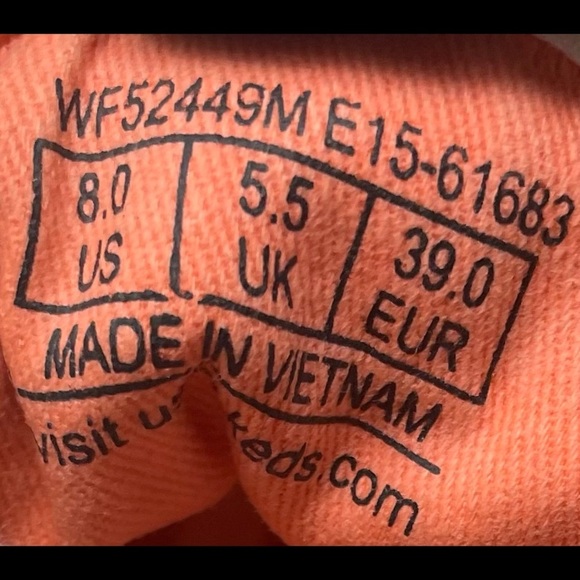 Keds Originals Canvas Vine Leave Print White Womens 8 - Picture 8 of 8